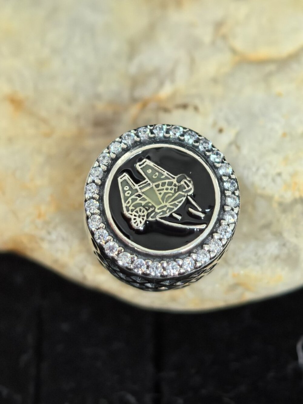 Pandora Disney Parks Star Wars Millennium Falcon Death Star Charm (Women's)
